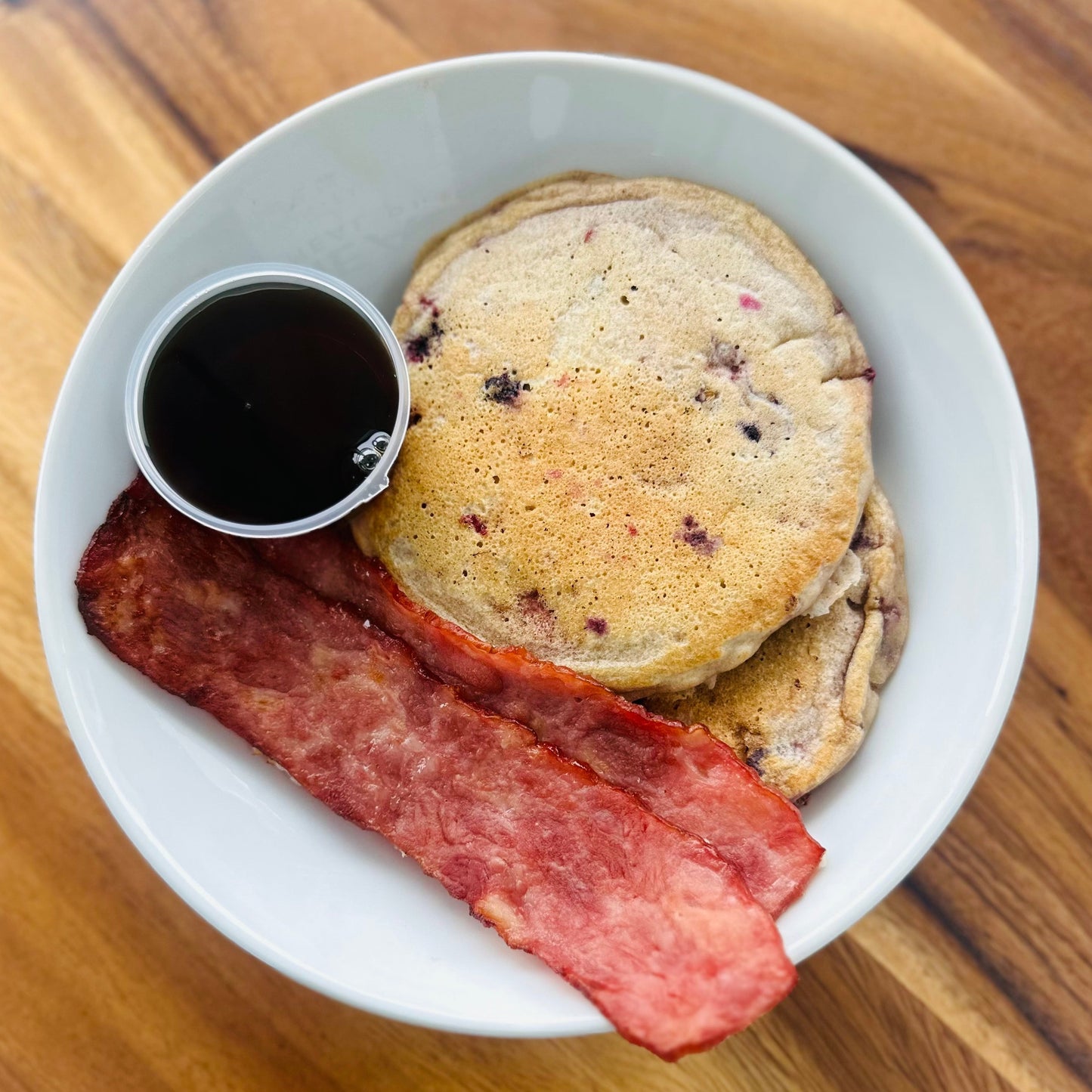 Mixed Berry Protein Pancakes