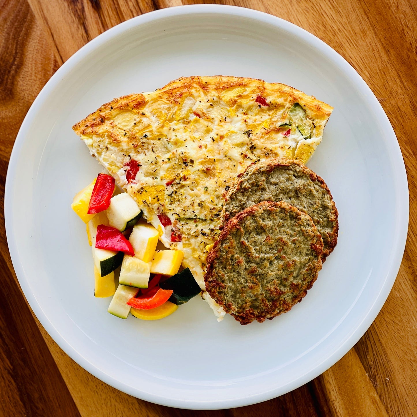 Mixed Vegetable Egg White Frittata