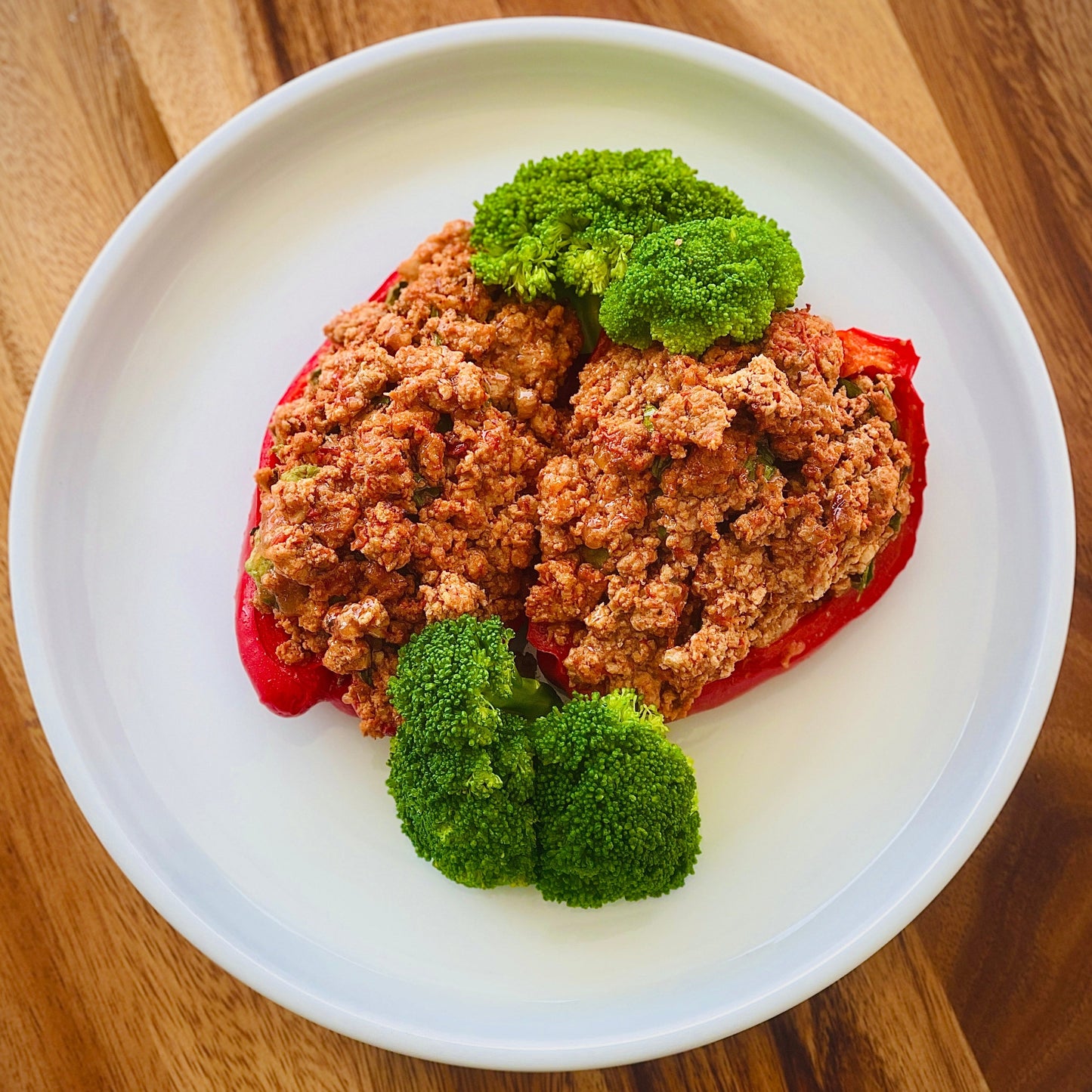 Turkey Bolognese Stuffed Pepper