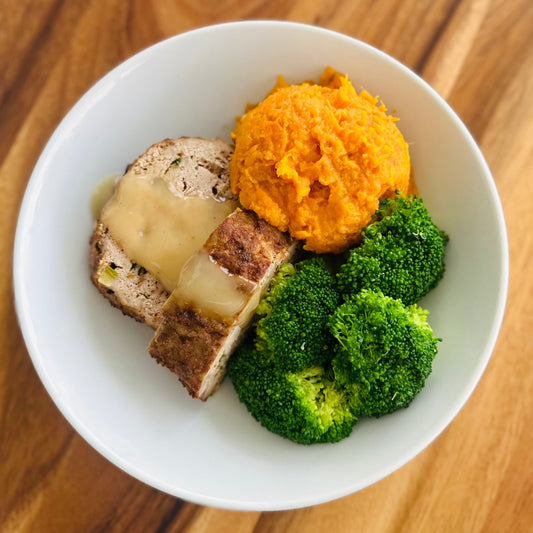 Cranberry Stuffing Turkey Meatloaf