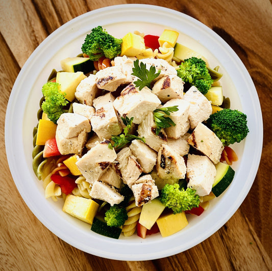 Chicken Caesar Pasta Salad