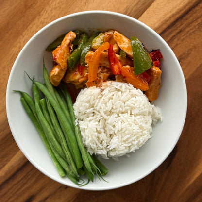 *NEW- Loaded Chicken Fajita Bowl with Black Bean & Corn Salad