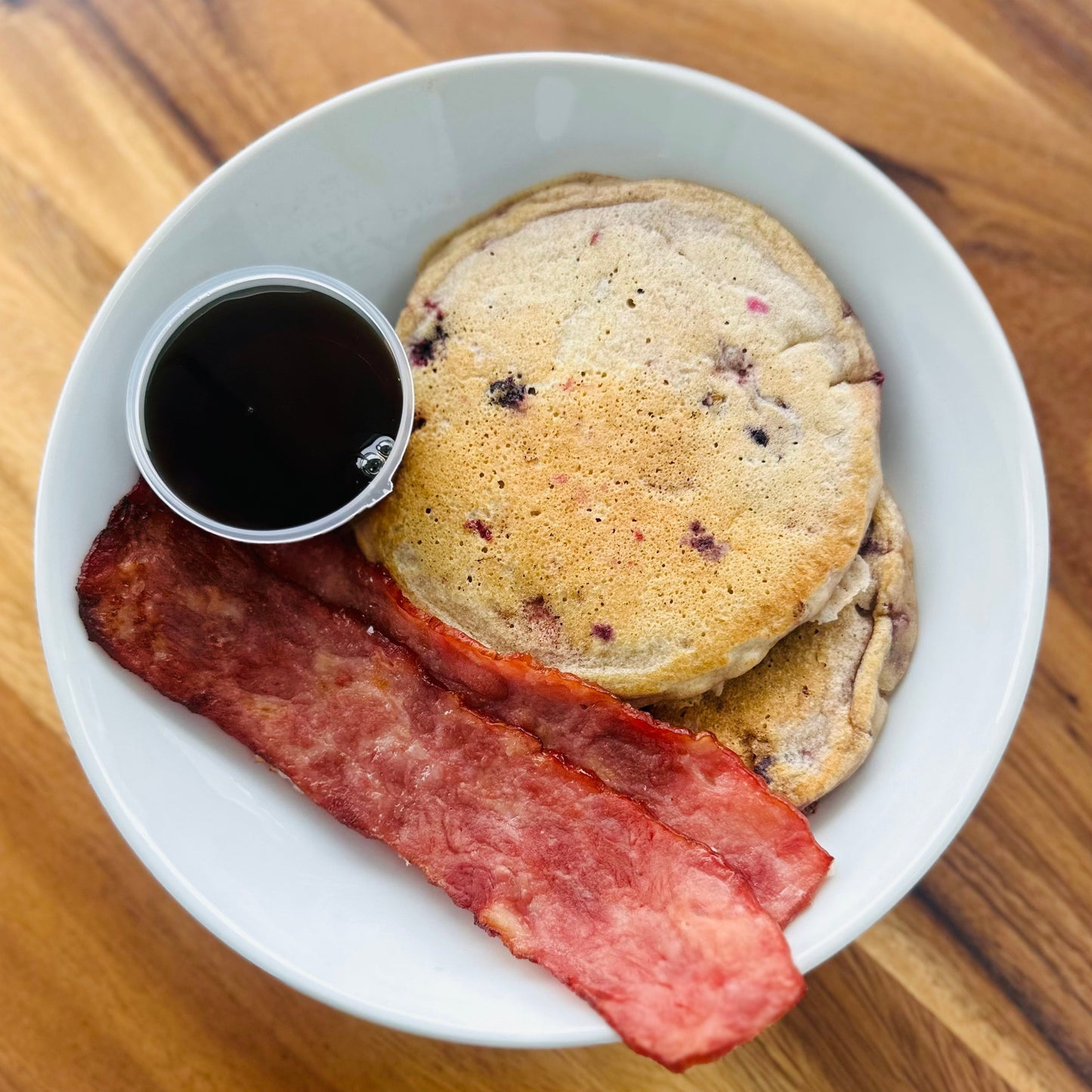 Peach Protein Pancakes