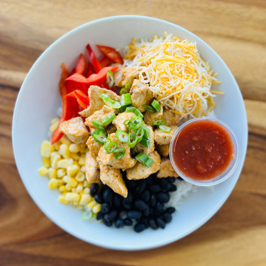 Ground Chicken Taco Bowl