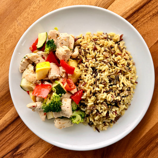 *NEW- Garlic & Herb Chicken with Roasted Vegetables
