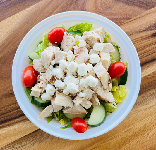 Greek Chicken Couscous Salad