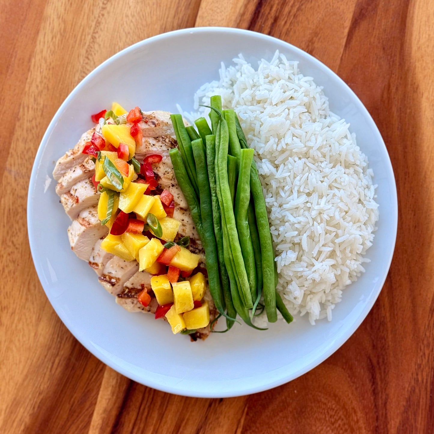 *NEW- Marinated Grilled Chicken with Mango Salsa